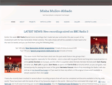 Tablet Screenshot of mishamullovabbado.com